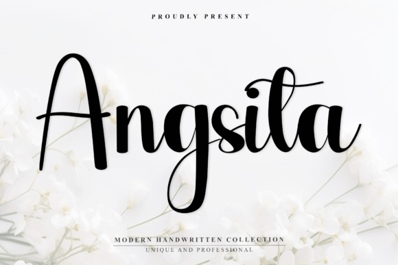 Angsita: A Timeless Script Font for Editorial Design