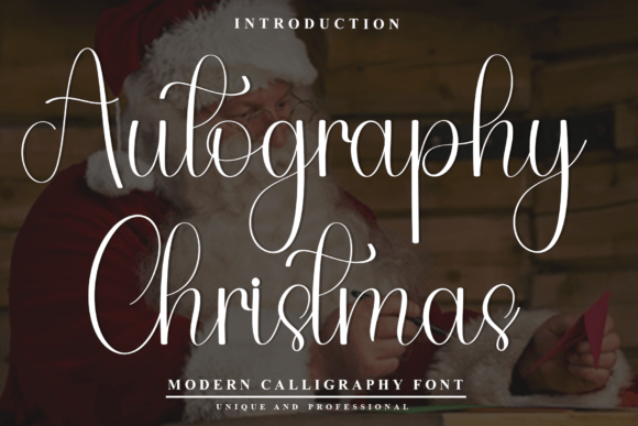 Autography Christmas: A Festive Font for Holiday Campaigns