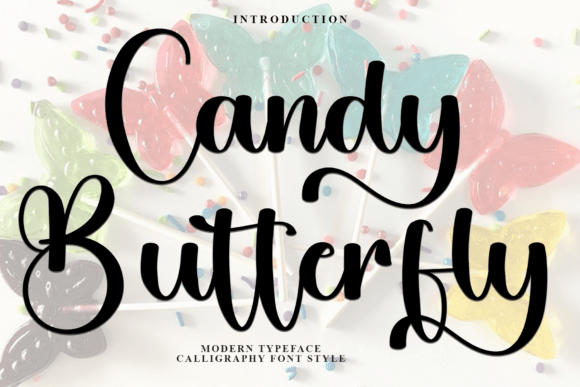 Candy Butterfly: A Font for Festive Editorial Design