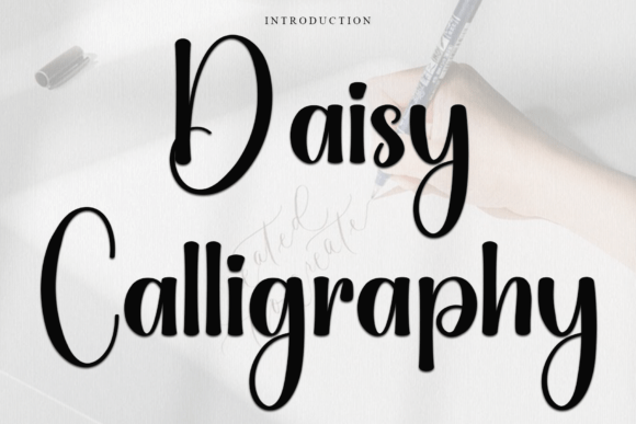 Daisy Calligraphy: A Warm Script for Branding