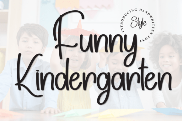 Font for Web Design: Funny Kindergarten Adds Charm to Digital Projects