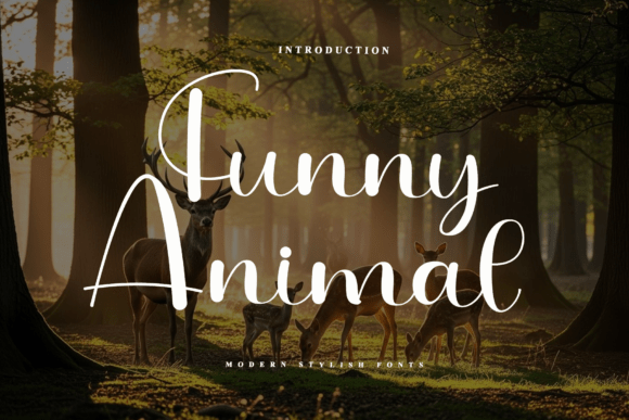 Funny Animal: A Script Font for Campaign Creativity