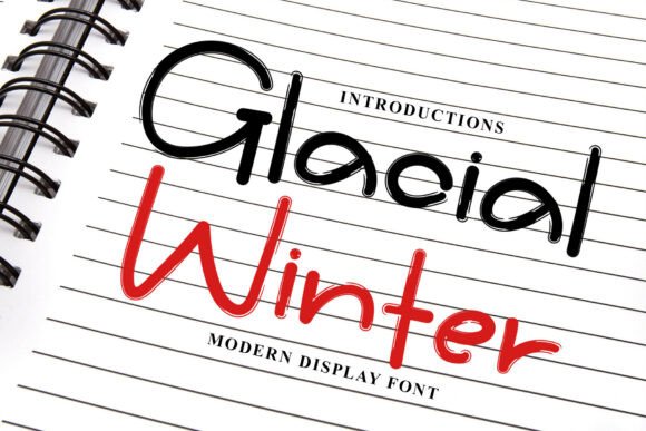 Glacial Winter: A Font That Adds Strength and Elegance to Branding