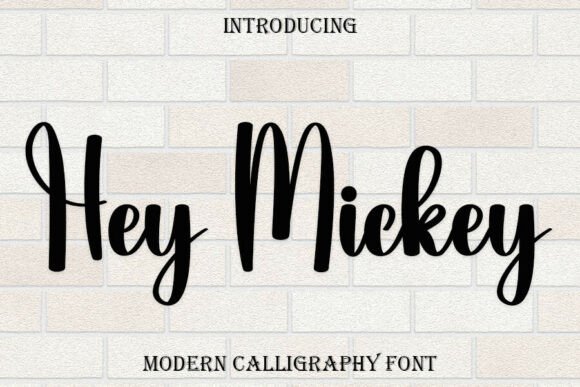 Hey Mickey: The Script Font That Elevates Your Brand