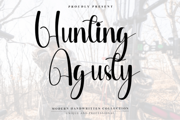 Hunting Agusty: A Handwritten Font for Warm, Personable Web Design