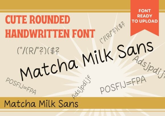 Matcha Milk Sans: A Font That Brings Warmth to Digital Design