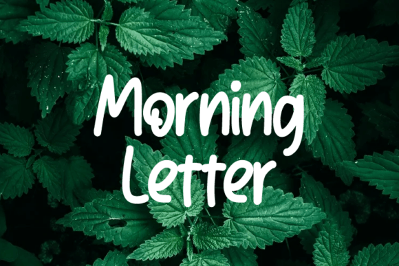 Morning Letter: A Script Font for Modern Web Design