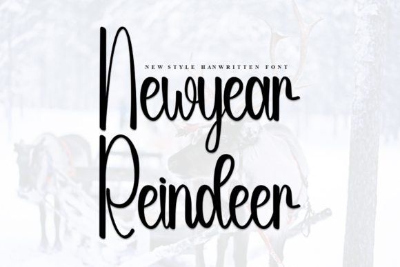 Newyear Reindeer: A Font for Warmth and Personality