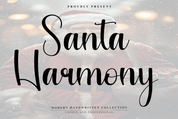 Santa Harmony: A Font for Warmth and Visual Impact
