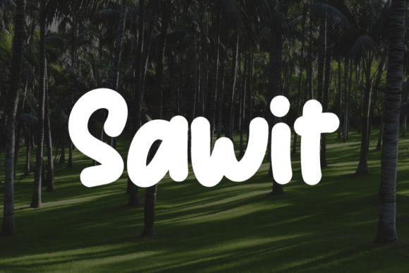 Sawit: A Versatile Font for Modern Campaigns