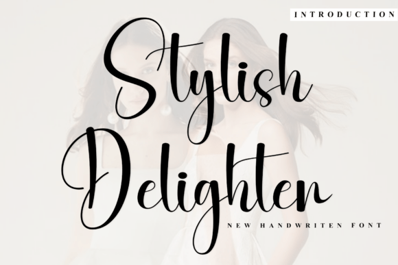 Stylish Delighter: A Font for Emotional Campaigns