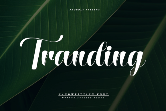Tranding: A Handwritten Font That Breathes Life Into Your Creations