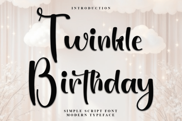 Twinkle Birthday: A Font That Adds Magic to Your Web Design