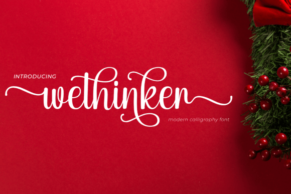Wethinker: A Warm Script Font for Editorial Charm