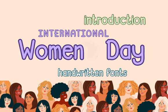 Women Day: A Script Font with Heart and Readability