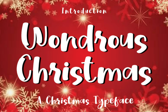 Wondrous Christmas: The Font That Elevates Your Campaign
